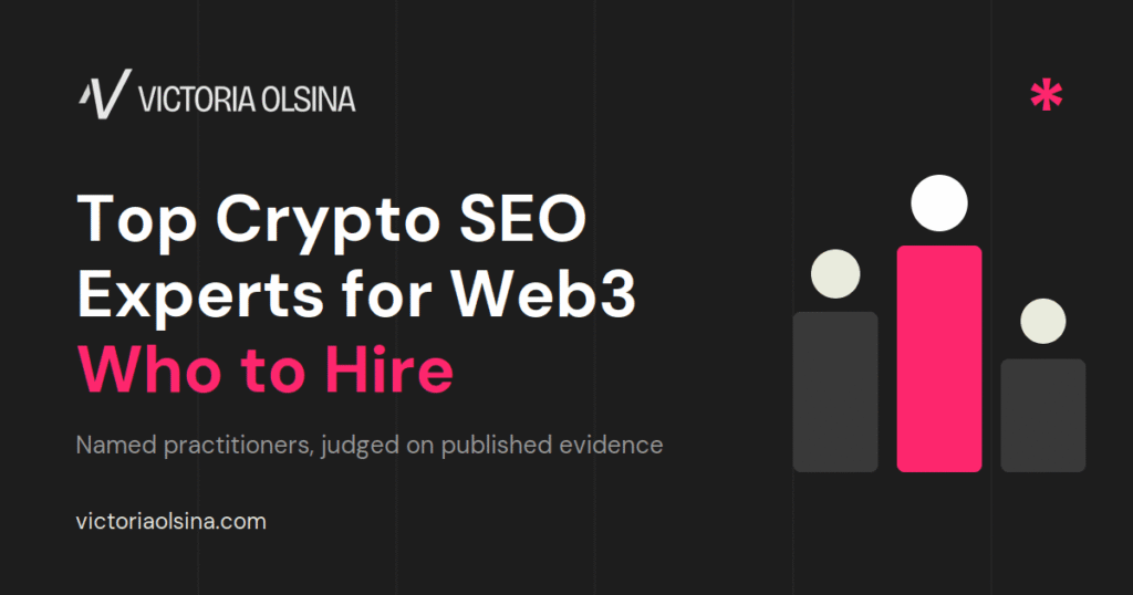 top crypto seo experts victoria olsina